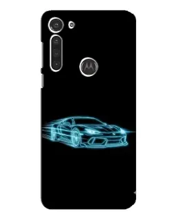Чехол для Motorola MOTO G8 с картинкой «Неоновый контур Lamborghini» Чехол для Motorola MOTO G8 с картинкой «Неоновый контур Lamborghini»