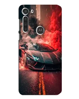 Чехол для Motorola MOTO G8 с картинкой «Lamborghini красный дым» Чехол для Motorola MOTO G8 с картинкой «Lamborghini красный дым»