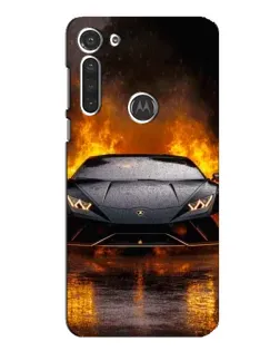 Чехол для Motorola MOTO G8 с картинкой «Lamborghini в огне» Чехол для Motorola MOTO G8 с картинкой «Lamborghini в огне»