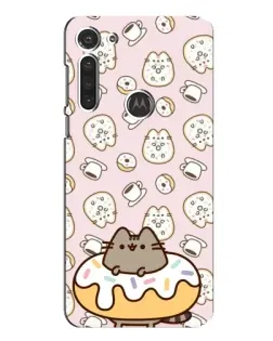 Чохол для Motorola MOTO G8 з картинкою «Пушин на пончику»