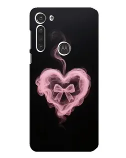 Чохол для Motorola MOTO G8 з картинкою «Димчасте серце»