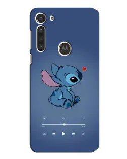 Чохол для Motorola MOTO G8 з картинкою «Музичний Stitch»