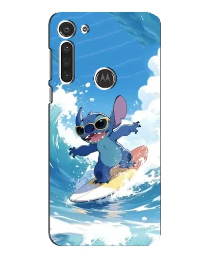 Чехол для Motorola MOTO G8 с картинкой «Стич на волне» Чехол для Motorola MOTO G8 с картинкой «Стич на волне»