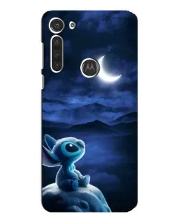 Чохол для Motorola MOTO G8 з картинкою «Місячна ніч Стіча»