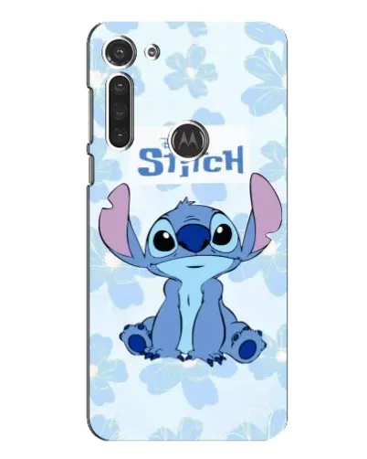 Чехол для Motorola MOTO G8 с картинкой «Stitch среди цветов» Чехол для Motorola MOTO G8 с картинкой «Stitch среди цветов»