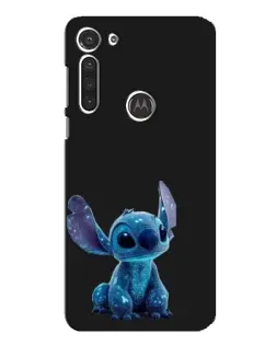 Чохол для Motorola MOTO G8 з картинкою «Стіч на чорному»