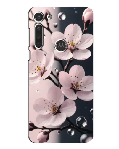 Чехол для Motorola MOTO G8 с картинкой «Нежная сакура и капли» Чехол для Motorola MOTO G8 с картинкой «Нежная сакура и капли»