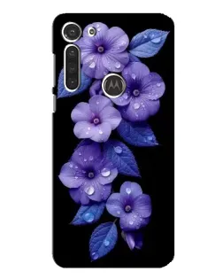 Чехол для Motorola MOTO G8 с картинкой «Фиолетовые цветы с росою» Чехол для Motorola MOTO G8 с картинкой «Фиолетовые цветы с росою»