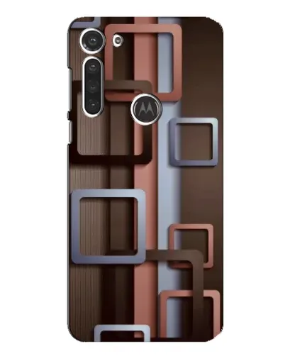 Чехол для Motorola MOTO G8 с картинкой «Коричневые объемные квадраты» Чехол для Motorola MOTO G8 с картинкой «Коричневые объемные квадраты»