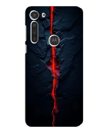 Чехол для Motorola MOTO G8 с картинкой «Kрасная лавовая трещина» Чехол для Motorola MOTO G8 с картинкой «Kрасная лавовая трещина»
