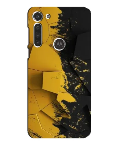 Чехол для Motorola MOTO G8 с картинкой «Золотые осколки геометрии» Чехол для Motorola MOTO G8 с картинкой «Золотые осколки геометрии»