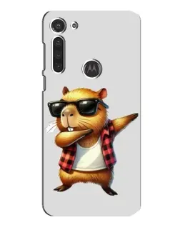 Чехол для Motorola MOTO G8 с картинкой «Капибара рэпер даб» Чехол для Motorola MOTO G8 с картинкой «Капибара рэпер даб»