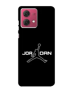 Чехол для Motorola MOTO G84 с картинкой «Nike Pink Swirl»