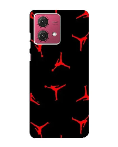 Чехол для Motorola MOTO G84 с картинкой «Jordan Red Pattern» Чехол для Motorola MOTO G84 с картинкой «Jordan Red Pattern»