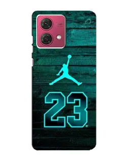 Чехол для Motorola MOTO G84 с картинкой «Jordan Cyan 23» Чехол для Motorola MOTO G84 с картинкой «Jordan Cyan 23»