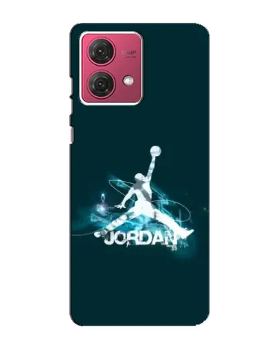 Чехол для Motorola MOTO G84 с картинкой «Jordan Blue Fire» Чехол для Motorola MOTO G84 с картинкой «Jordan Blue Fire»