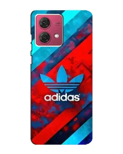 Чехол для Motorola MOTO G84 с картинкой «Абстракция Adidas»