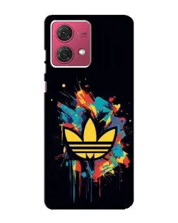 Чехол для Motorola MOTO G84 с картинкой «Adidas Splash»