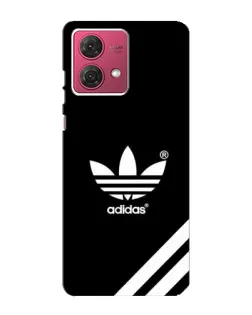 Чехол для Motorola MOTO G84 с картинкой «Adidas с диагональными полосами»