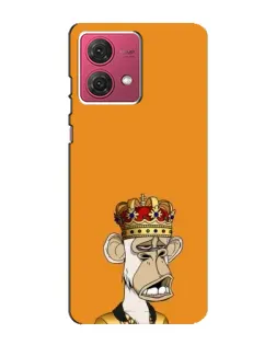 Чехол для Motorola MOTO G84 с картинкой «Золотая обезьяна Bored Ape»
