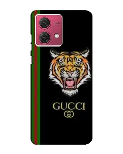 Чехол для Motorola MOTO G84 с картинкой «Тигр Gucci»