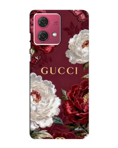Чехол для Motorola MOTO G84 с картинкой «Gucci — бордовые розы» Чехол для Motorola MOTO G84 с картинкой «Gucci — бордовые розы»