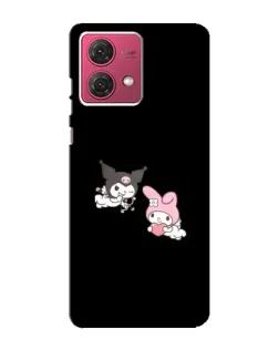 Чехол для Motorola MOTO G84 с картинкой «My Melody и Kuromi» Чехол для Motorola MOTO G84 с картинкой «My Melody и Kuromi»