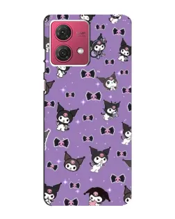 Чехол для Motorola MOTO G84 с картинкой «Kuromi — паттерн» Чехол для Motorola MOTO G84 с картинкой «Kuromi — паттерн»