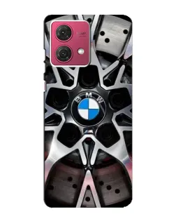 Чехол для Motorola MOTO G84 с картинкой «BMW — деталь диска»