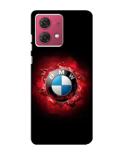 Чехол для Motorola MOTO G84 с картинкой «Логотип BMW — вспышка»