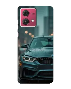 Чехол для Motorola MOTO G84 с картинкой «BMW в огнях города» Чехол для Motorola MOTO G84 с картинкой «BMW в огнях города»