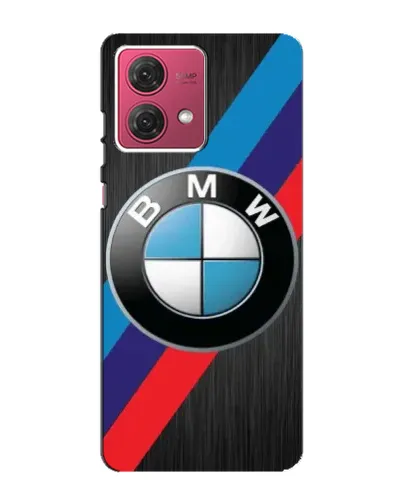 Чехол для Motorola MOTO G84 с картинкой «BMW M-stripes стиль»