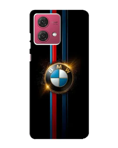Чехол для Motorola MOTO G84 с картинкой «BMW M-Power неон»