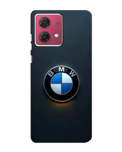 Чехол для Motorola MOTO G84 с картинкой «Логотип BMW — минимализм»