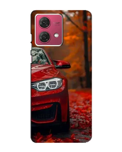 Чехол для Motorola MOTO G84 с картинкой «Осенняя BMW M4»