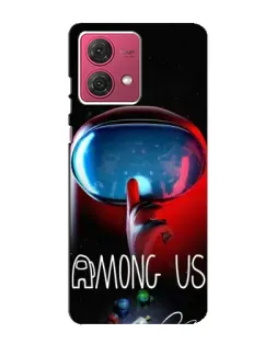 Чехол для Motorola MOTO G84 с картинкой «Красный импостер — макро» Чехол для Motorola MOTO G84 с картинкой «Красный импостер — макро»