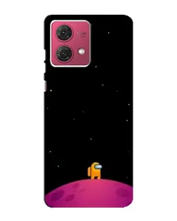 Чехол для Motorola MOTO G84 с картинкой «Одинокий герой на планете» Чехол для Motorola MOTO G84 с картинкой «Одинокий герой на планете»
