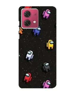 Чехол для Motorola MOTO G84 с картинкой «Космический паттерн Among Us» Чехол для Motorola MOTO G84 с картинкой «Космический паттерн Among Us»