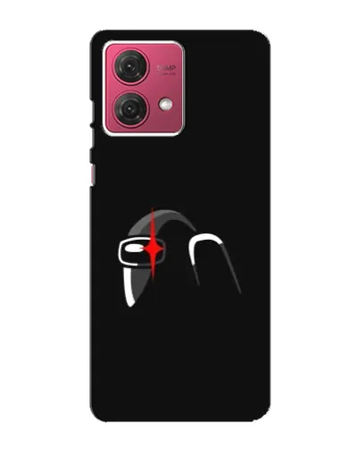 Чехол для Motorola MOTO G84 с картинкой «Among Us шлем»
