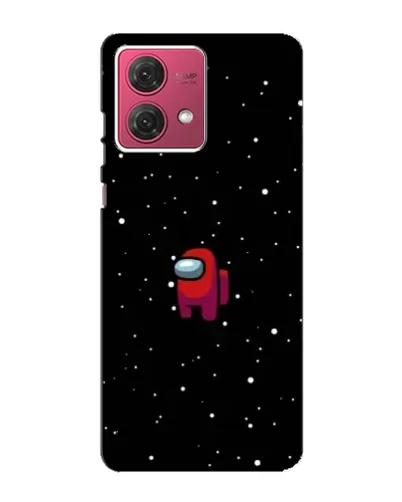 Чехол для Motorola MOTO G84 с картинкой «Красный Among Us»