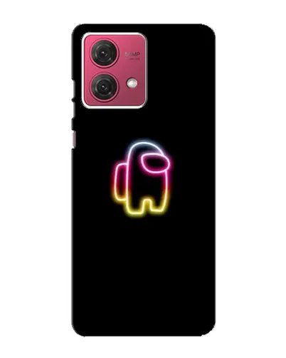 Чехол для Motorola MOTO G84 с картинкой «Among Us градиент»