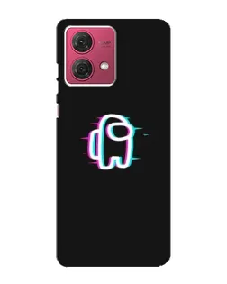 Чехол для Motorola MOTO G84 с картинкой «Among Us неон»