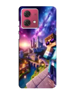 Чехол для Motorola MOTO G84 с картинкой «Стив и космос» Чехол для Motorola MOTO G84 с картинкой «Стив и космос»