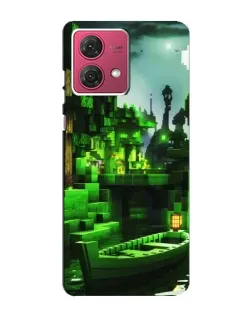 Чехол для Motorola MOTO G84 с картинкой «Minecraft лесной пейзаж» Чехол для Motorola MOTO G84 с картинкой «Minecraft лесной пейзаж»