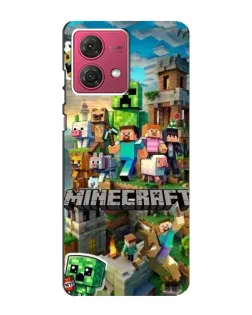 Чехол для Motorola MOTO G84 с картинкой «Замок Minecraft» Чехол для Motorola MOTO G84 с картинкой «Замок Minecraft»
