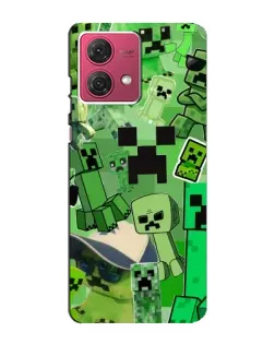 Чехол для Motorola MOTO G84 с картинкой «Криперы Minecraft» Чехол для Motorola MOTO G84 с картинкой «Криперы Minecraft»