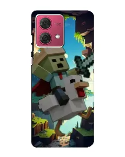 Чехол для Motorola MOTO G84 с картинкой «Стив и гусь» Чехол для Motorola MOTO G84 с картинкой «Стив и гусь»