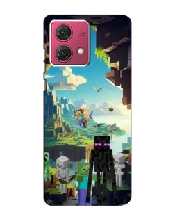 Чехол для Motorola MOTO G84 с картинкой «Эндермен в лесу» Чехол для Motorola MOTO G84 с картинкой «Эндермен в лесу»