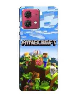 Чехол для Motorola MOTO G84 с картинкой «Minecraft классический мир» Чехол для Motorola MOTO G84 с картинкой «Minecraft классический мир»