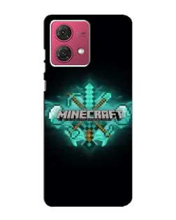 Чехол для Motorola MOTO G84 с картинкой «Minecraft Diamond лого» Чехол для Motorola MOTO G84 с картинкой «Minecraft Diamond лого»